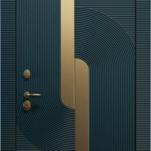 درب کاپیراش مدل Virgin سبز تیره و طلایی